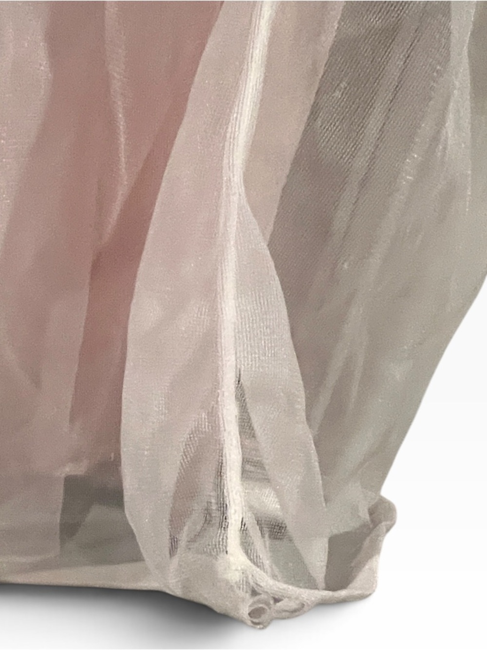 Vintage 1960s Style Sheer Chiffon Babydoll Nightgown - Picture 6 of 6